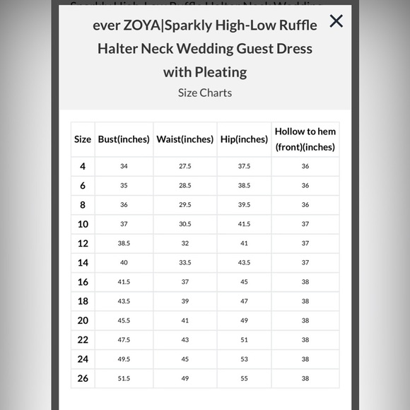 Ever Pretty Sparkly Ruffle High-low Halter Wedding Party Dress Sz 12 Pink Gold - Picture 3 of 5